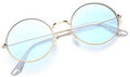 Unisex Blue Round Sunglass