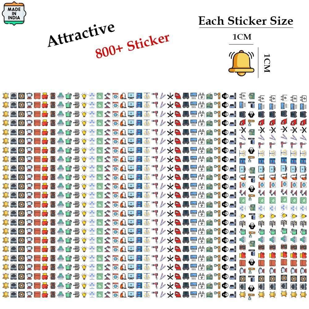 3D Premium Switch Stickers (298 Stickers) Pack of 2