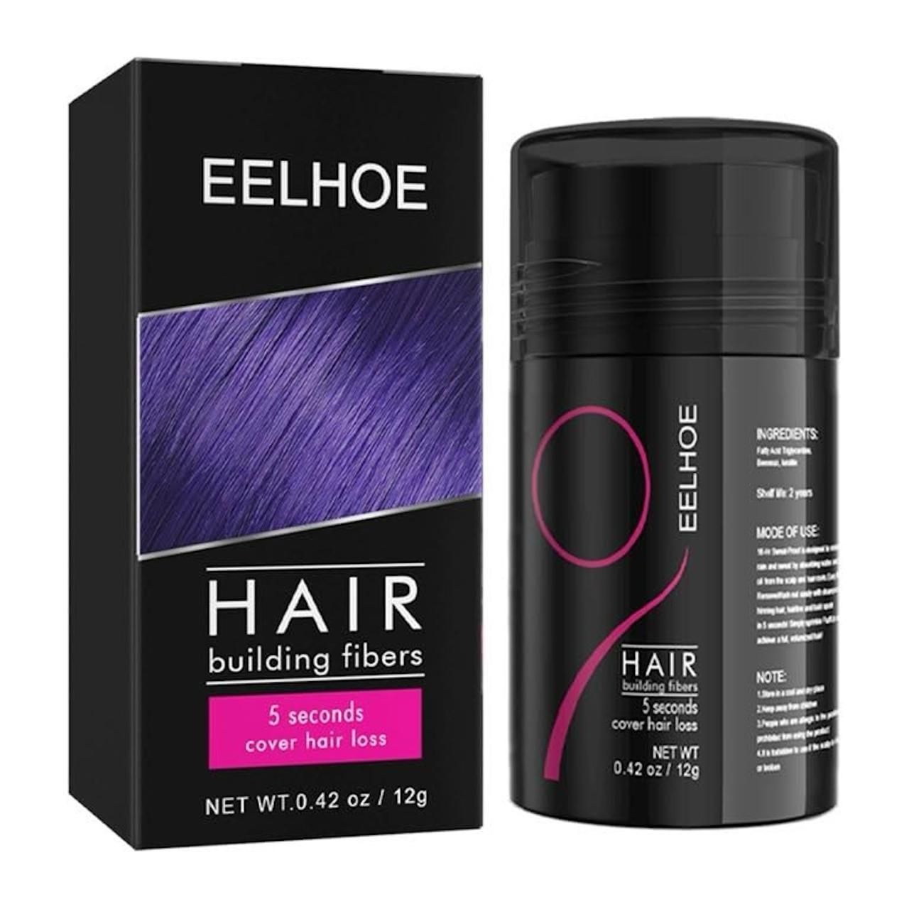 Hair Building Fiber Powder - Natural Hair Thickening Fiber for Men & Women