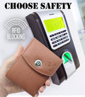 KnW Wallet Leather magnet brown