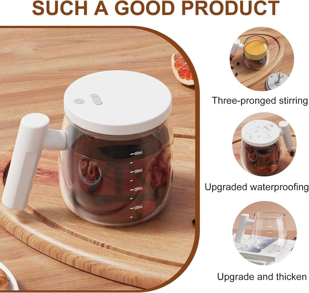 Self Stirring Electric Mixing Cup - Coffee Mug