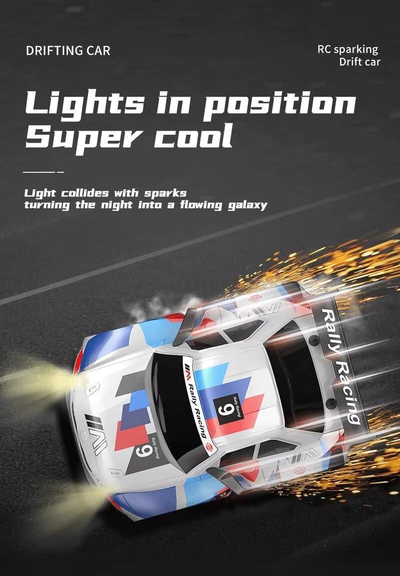 High-Speed RC Drift Car with Spark Effect